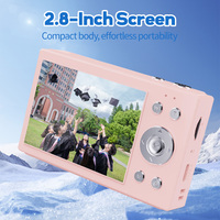 Cámara Digital 4K de 64MP con Pantalla IPS de 2.8 Pulgadas, Cámara de Video con Zoom 8X y Batería Recargable de 1500 mAh