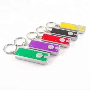 Werbe geschenke Mini Led Taschenlampe Schlüssel bund, Projektor Taschenlampe Taschenlampe, LED Schlüssel bund Typ Benutzer definierte Logo Taschenlampe