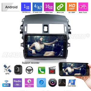 Reproductor de Radio para Auto Android 10 para Toyota Corolla E140 E150 2006 2007-2013 Multimedia Video CarPlay 2din con Navegación GPS 4G - Product Image 1
