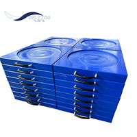 Tapis de support en PE encastré pour étaux de matériel lourd, résistant aux UV, épaisseur 40 mm, services de découpe et de moulage