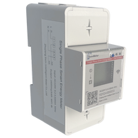 Medidor de Electricidad Inteligente de Alta Precisión con Pantalla LCD para Riel DIN, Monofásico, 60A, 230V, 50Hz, WIFI, Prepago/Postpago, Submedición para Alquiler