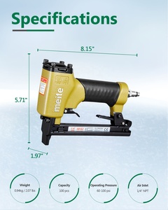 Agrafeuse pneumatique à fil fin Meite 1013JD 20GA, pistolet professionnel pour la tapisserie d'ameublement - Product Image 3