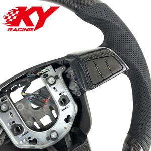 Volante Deportivo Personalizado de Fibra de Carbono y Cuero para Cadillac CTS V-Series ATS CT5 CT4 CTS 2008-2012 - Product Image 2
