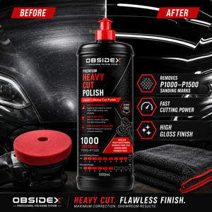 OBSIDEX 3 in 1 Heavy Medium Fine Cut Polish 3 x 1000ml Professional Car <b>Paint</b> Correction <b>Set</b> - Product Image 2