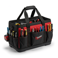 Sac à outils robuste personnalisé avec logo, sac de transport ouvert pour électricien, fournisseur en gros
