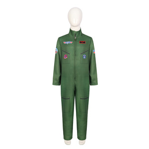Disfraz <span class=keywords><strong>de</strong></span> Piloto Aviador Top Gun Ace, Mono <span class=keywords><strong>de</strong></span> Uniforme para Niños y Hombres, Disfraz <span class=keywords><strong>de</strong></span> Halloween, Trajes <span class=keywords><strong>de</strong></span> Carnaval <span class=keywords><strong>de</strong></span> Películas Americanas - Product Image 2