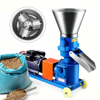 Nouvelle petite machine à granulés d'aliments électriques pour animaux d'élevage et volailles, haute productivité 0,1-0,15 tonnes/heure, pour soja et maïs