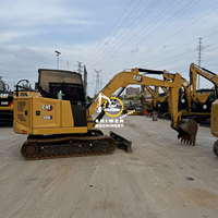 Excavadora Mini Crawler 306CR Usada del 2020, 6 Toneladas, con Motor, Engranaje, Hoja Topadora, Bomba y Rodamientos