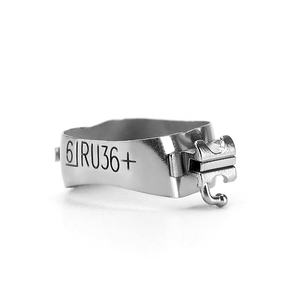 Diş ortodontik M serisi bantları Conv <span class=keywords><strong>Roth</strong></span> 022 Sgl tüpleri + küçük Cleat ile önceden kaynaklanmış - Product Image 3