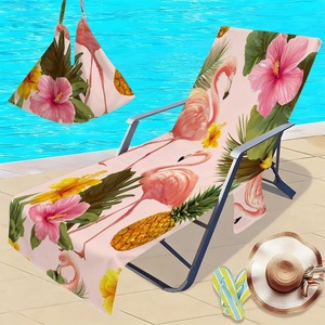 Telo Coprisedia <span class=keywords><strong>da</strong></span> <span class=keywords><strong>Spiaggia</strong></span> in Microfibra con Stampa Floreale Tropicale, Asciugatura Rapida, <span class=keywords><strong>per</strong></span> Lettino Prendisole, Stampa Digitale Personalizzata, <span class=keywords><strong>per</strong></span> Piscina e <span class=keywords><strong>Spiaggia</strong></span> - Product Image 3