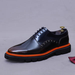 Chaussures habillées en cuir véritable pour hommes, originales et luxueuses, pour les occasions formelles, les mariages et les tenues décontractées - Product Image 6