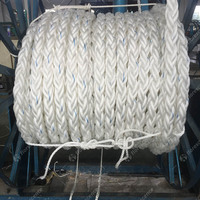 Cuerda de amarre marina de polipropileno de 8 cabos, resistente a la abrasión, para acoplamiento de barcos