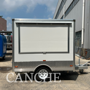 Food Truck mobile à vendre | Remorque alimentaire galvanisée avec friteuse, plaque chauffante pour poulet et conception personnalisée - Product Image 3