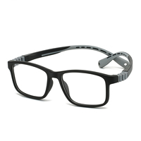 Monturas de Gafas Ópticas de Alta Calidad, Duraderas y Ligeras para Niñas y Niños con Forma de Rostro Diamante, Incluye Cordón Auxiliar