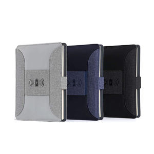 สมุดโน้ต A5 พร้อมที่ชาร์จไร้สายอัจฉริยะ  พร้อมช่องใส่โทรศัพท์และช่องใส่บัตร  ของขวัญธุรกิจแบบกำหนดเอง  พร้อมพาวเวอร์แบงค์ในตัว - Product Image 5