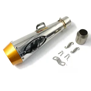 M4 muffler kamax 250cc motocross Slip-On Exhaust for 16-19 Kawasaki Ninja zx25r zx10r zx-16r zx-12r zx6r