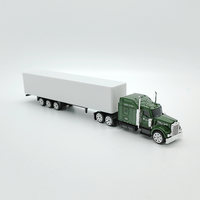 1/87 moulé sous pression modèle Semi camion remorque a Escala Kenworth W900 transporteur de voitures Long Hauler camion alliage cadeau promotionnel enfants voiture
