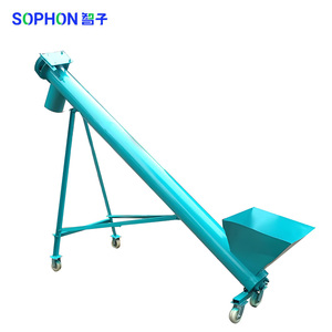SOPHON bubuk kimia miring vertikal sistem konveyor sekrup transportasi butiran plastik kapasitas tinggi pengumpan Spiral <span class=keywords><strong>Hopper</strong></span> - Product Image 1