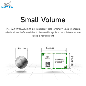Module sans fil LoRa Ebyte E22-230T37S TTL Sx1262 37dBm 25km Interface UART Technologie de diffusion spectrale LoRa 230MHz - Product Image 3