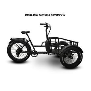 אופני מטען חשמלי קדמי מנוע חשמלי 500w עם סוללת ליתיום 3 גלגל תלת אופן חשמלי תלת אופן תלת אופן חשמלי עבור מטען - Product Image 2