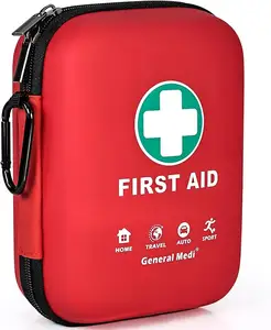 2023 뜨거운 판매 OEM 응급 의료 빨간색 휴대용 호텔 사용자 정의 구조 응급 처치 의료 키트 상자 장비