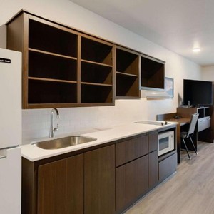 Modern Kitchenette for Apartments Small Wooden <strong>Sink</strong> Base Cabinets Faucet All One <strong>Kitchen</strong> <strong>Unit</strong> Modular Environmental Friendly - Product Image 3