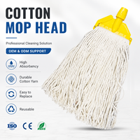Recharge de tête de balai serpillère en coton professionnel, personnalisable, très absorbante, durable et réutilisable, pour le nettoyage des sols de cuisine