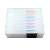 Cartouche d'encre rechargeable vide InkLab 350ML 4 couleurs T6112 T6113 T6114 T6118 avec puce de réinitialisation automatique pour EPSON 7450