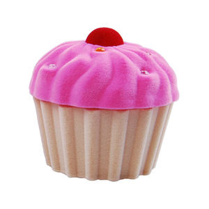 Stock gâteau forme violet <span class=keywords><strong>flocage</strong></span> velours cadeau proposition cadeau enfant bague pendentif chaîne bijoux boîte emballage - Product Image 4