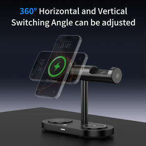 <span class=keywords><strong>Chargeur</strong></span> sans fil magnétique 25W en gros avec ventilateur de refroidissement actif et veilleuse, station de charge <span class=keywords><strong>7</strong></span>-en-1 pour <span class=keywords><strong>iPhone</strong></span> 17 15 Pro Max Iw39 - Product Image 4