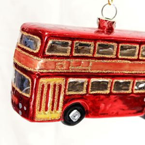 Super Oferta: Enfeite de Natal Suspenso em Forma de Ônibus de Dois Andares Vermelho de Londres - Product Image 6