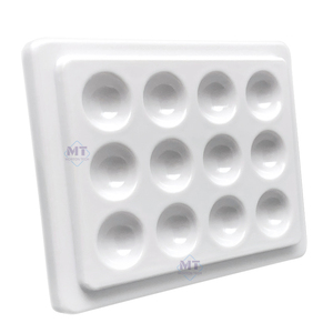 Material acrílico de porcelana de laboratorio Dental, polvo de cerámica de 12 agujeros/caja de sombra de mezcla de resina/cubierta/paleta oral - Product Image 6