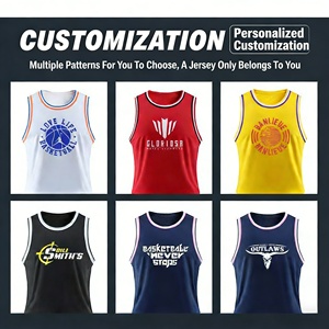 Maglia da basket per adulti progettata su misura con Logo stampato a sublimazione e traspirante, - Product Image 5