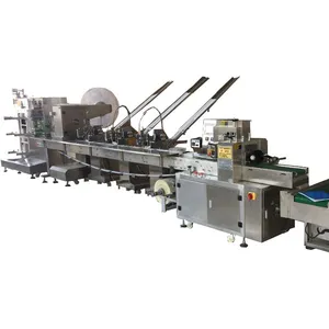 Paper towel /straw/knife/fork/spoon and salt packet packaging machine