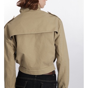 Blouson court en satin ample pour femmes, nouvelle mode printemps-automne, style Y2K, pour filles, manteaux et hauts, blouson bomber en satin - Product Image 5