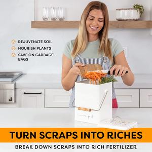 Poubelle de ferme en acier inoxydable pour la <span class=keywords><strong>cuisine</strong></span> et la salle de bain, bac à composter <span class=keywords><strong>bokashi</strong></span> - Product Image 6