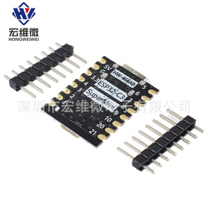 Carte de développement Hongwei Micro ESP32-C3 SuperMini 5V 3.3V avec broches de connexion pour le prototypage - Product Image 4