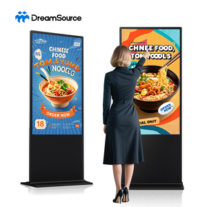 43-65 Inch Touch <b>Screen</b> Kiosk Display Board Signage Advertising Player Ultra Thin Lcd Indoor Floor Standing Digital - Product Image 1