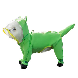 Manteau de pluie pour chien, motif animal mignon, couverture intégrale, imperméable, quatre pattes, vêtements pour animaux de compagnie, pour Bichon Frise Teddy - Product Image 5