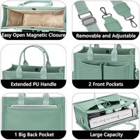Sac fourre-tout en toile durable pour femme, taille moyenne, avec bandoulière, idéal pour le travail, les voyages, l'université, les infirmières, sac à main, sac à bandoulière, sac à livres et ordinateur portable, tendance