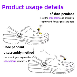 Adornos de Goma para Zapatos con Diseño de Ratón y León de Dibujos Animados, para Decorar Botas y Calzado, de Alta Calidad - Product Image 5