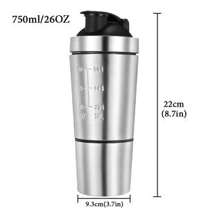 650ml Single Wall Stainless Steel Protein <b>Shaker</b> <b>Bottle</b> with Protein Storage - Product Image 3