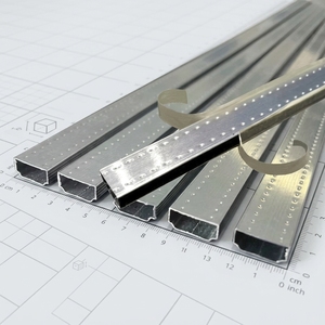 Barre d'espacement en alliage d'aluminium durable et moderne pour inserts de porte à double vitrage, verre isolant pour fenêtre, garantie 1 an - Product Image 2