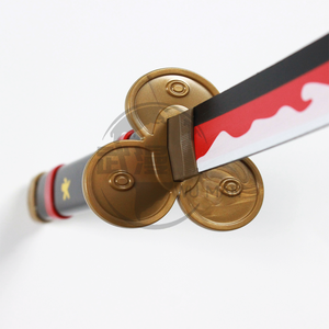 Rouge Noir Couleur One Pieces Adulte Cosplay Roronoa Zoro Épées Arme <span class=keywords><strong>Katana</strong></span> Épées En Bois pour Enfants Jouer - Product Image 5