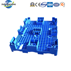 Palette en plastique Zhiyuancheng HDPE de style européen à entrée simple et à 4 voies pour le stockage de bouteilles d'eau de 5 gallons - Product Image 2