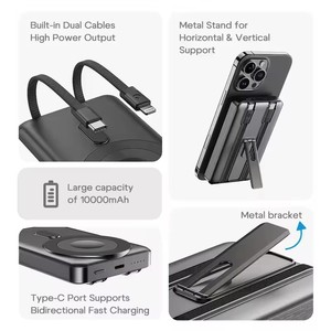 ที่ชาร์จไร้สายพก<span class=keywords><strong>พา</strong></span>ขนาดเล็กบางเฉียบ 5000mAh 22.5W สายชาร์จในตั<span class=keywords><strong>ว</strong></span> จอแสดงผล LED ที่วางโทรศัพท์ <span class=keywords><strong>พา</strong></span><span class=keywords><strong>ว</strong></span><span class=keywords><strong>เวอร์</strong></span><span class=keywords><strong>แบงค์</strong></span>ชาร์จเร็<span class=keywords><strong>ว</strong></span> - Product Image 4