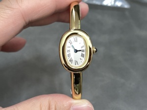 Reloj de Lujo para Mujer con Diamantes VVS de Súper Calidad, Movimiento de Cuarzo Suizo de Fábrica BBA, Mini Reloj de Baño Dorado para Mujer, Nuevo y Hermoso - Product Image 3