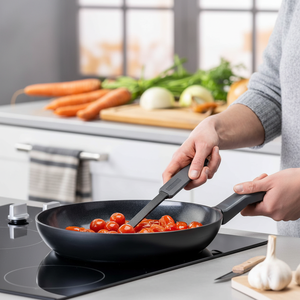 Fackelmann dichiarazione cucina casalinga padella Ø 28 cm struttura a nido d'ape in alluminio riciclato ceramica rivestimento antiaderente in vetro - Product Image 3