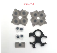 Tampon conducteur en caoutchouc V1.0 V2.0 V3.0 pour manette PS5 Kit de boutons de remplacement en silicone pour manette de jeu P5 pièce de réparation