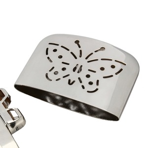 Calentador de manos de combustible de mariposa portátil Banco de energía de platino reutilizable Bolsillo estándar Práctico mano cálida de aleación de zinc - Product Image 5